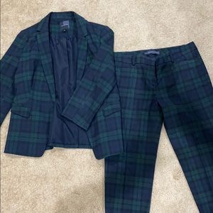 Matching Plaid Business Suit | Size M / 8